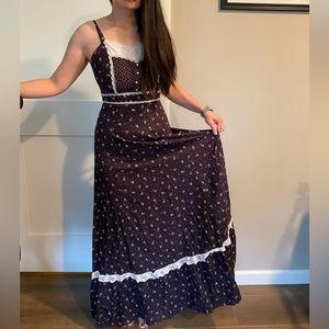 AS IS - Vintage Gunne Sax Maxi Dress XS